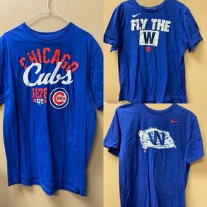3 Chicago Cubs Blue T-Shirts